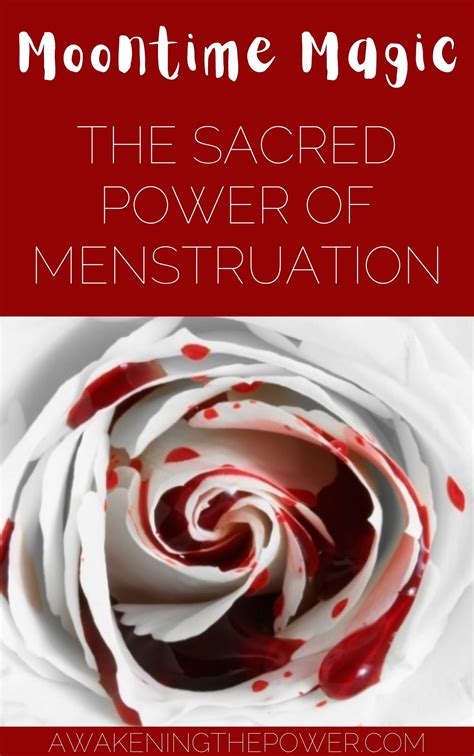 The connection between menstruation and lunar cycles in blood magic traditions